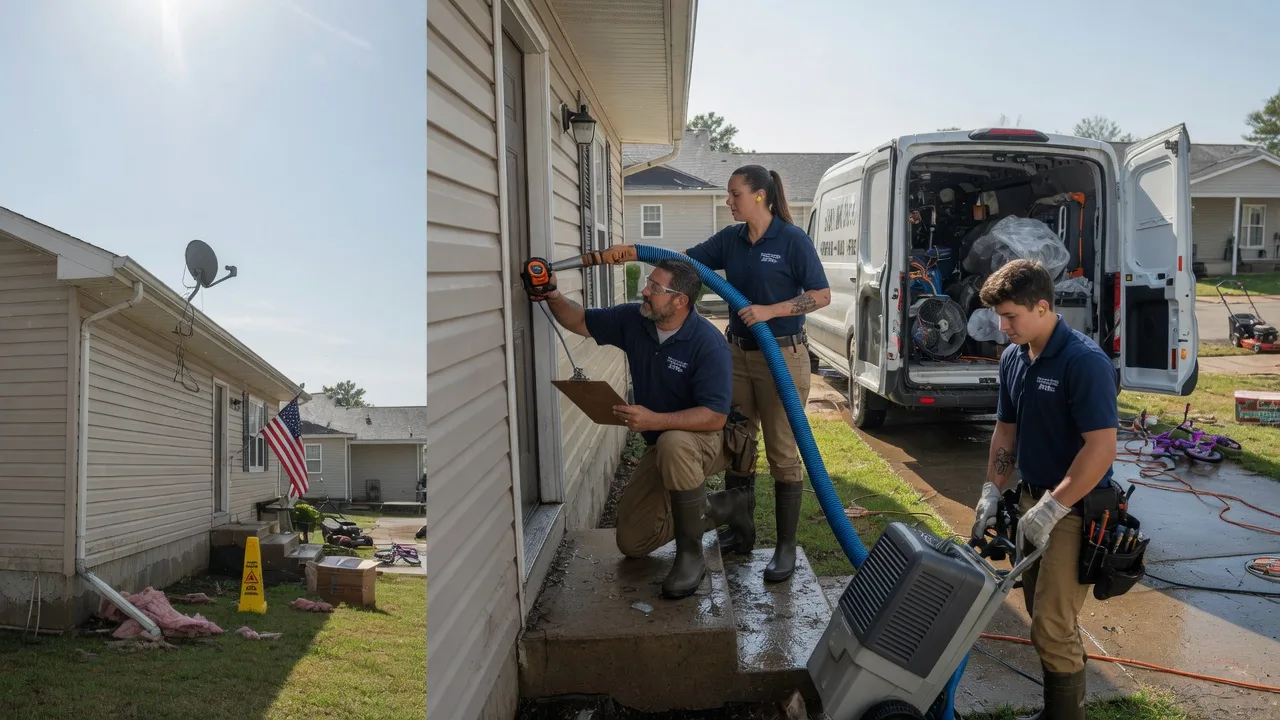 Ceiling Water Damage Restoration in Manning, IA near me